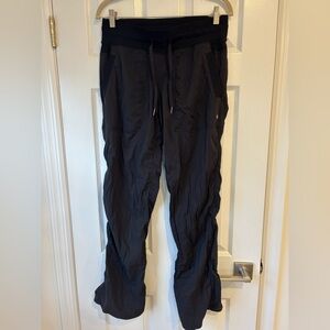 lululemon athletica Women's Black Drawstring Track Pants